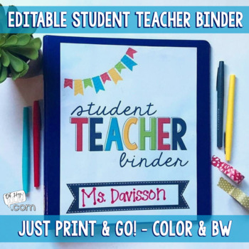 Preview of Student Teacher Binder