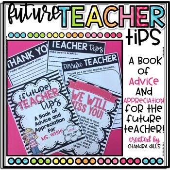 Preview of Student Teacher Advice and Apprectiation Book- Editable!