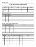 Student-Teacher Conference and Scoring Chart for Read180