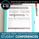 Student Teacher Conferences Back to School Activities for 