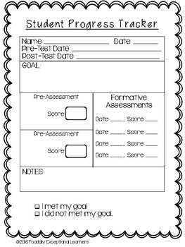 Student & Teacher Data Binder: Progress Monitoring Made Simple & Easy