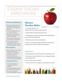 Student Teacher Expectations - PDF