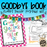 Student Teacher Goodbye Book & "We Will Miss You" Banner BUNDLE