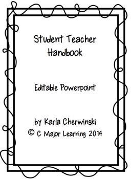 Preview of Student Teacher Handbook for Any Classroom