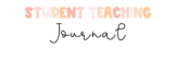 Student Teacher Journal Title