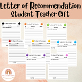 Student Teacher-Letter of Recommendation-Letters from Stud