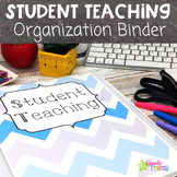 Student Teacher Organization Binder