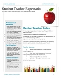 Student Teacher Responsibilities