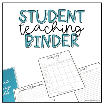 Preview of Student Teaching Binder
