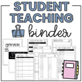 Student Teaching Binder and Student Teacher Letter Templates