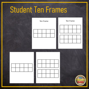 Preview of Student Ten Frames