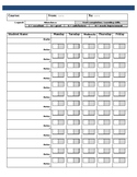 Student Tracking Sheet