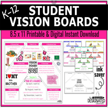 Students Vision Board Teaching Resources | TPT