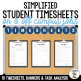 Simplified Vocational Timesheets