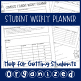 [FREEBIE] Student Weekly Planner for Helping Students Get 