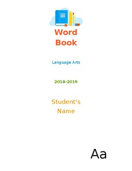 Preview of Student Word Book