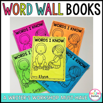 Preview of Student Word Wall Books