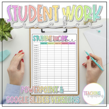 Preview of Student Work Tracker