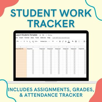 Preview of Student Work Tracker - Distance Learning