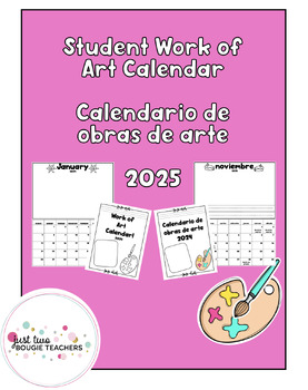 Preview of Directed Drawing Calendar for Family Gift (Holiday Gift)   (English/Spanish)