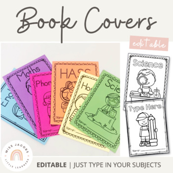 Preview of Book Covers | Editable