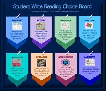 Preview of Student Write Reading Strategies