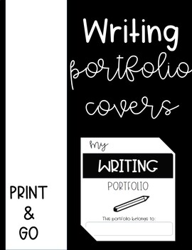 writing portfolio cover
