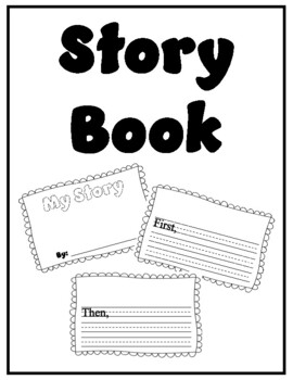 Preview of Student Writing Story Book