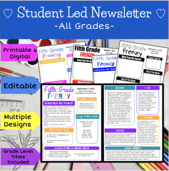 Preview of Student Written Newsletter