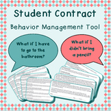 Student contract - behavior, rules, expectations