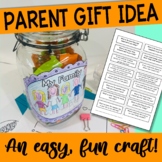 Student craft activity for a parent gift, Mothers Day or C