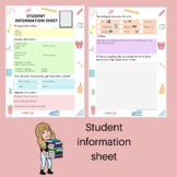 Student information sheet