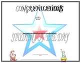 Student of the Day Certificate