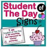 Student of the Day for Classroom Management