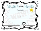 Student of the Month Certificate [#1]