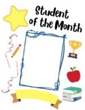 Student of the Month/Poster/Bulletin Board/Back to School