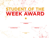 Student of the Week Award 2