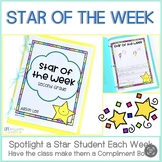 Student of the Week Award - Star Student Compliment Cards 