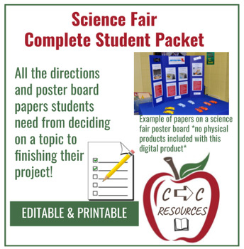 Preview of Student pages: Science Fair following the scientific method
