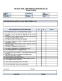Student's COVID Risk Assessment Form