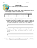 Student self-evaluation form for student led conferences