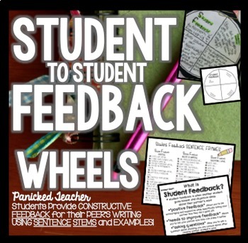 Preview of Student to Student Feedback Wheels!