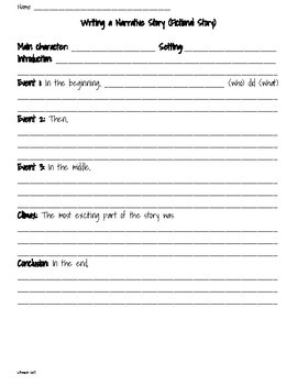 Preview of Student writing sentence frame templates