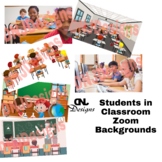 Students In Classroom Zoom Backgrounds