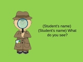 (Student's Name) (Student's Name) What Do You See?-Animals