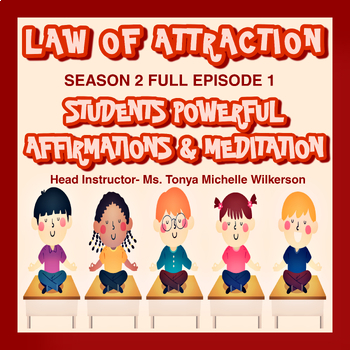 Preview of Students Powerful Affirmations and Relaxing Meditation Music
