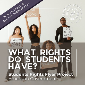 Preview of Students Rights Flyer Project | Civil Rights and Civil Liberties Activity