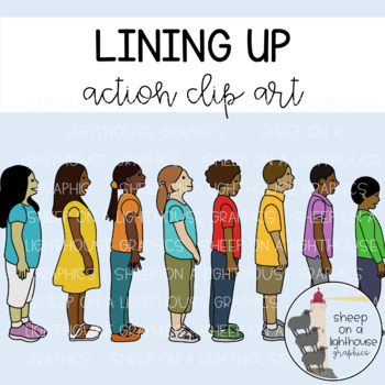 line up clipart