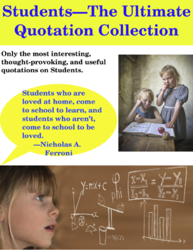 Preview of Students--The Ultimate Quotation Collection