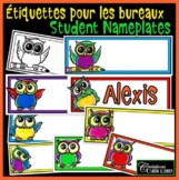 Students Nameplates, Labels : Étiquettes pour identifier l